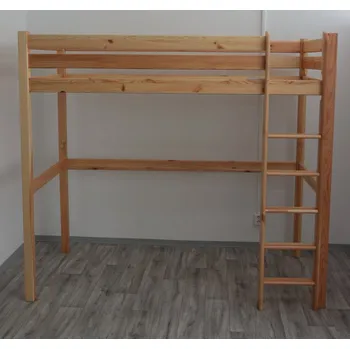 Dětská postel Drewmax dřevěná patrová postel z masivního dřeva borovice LK135 pacyg skladem