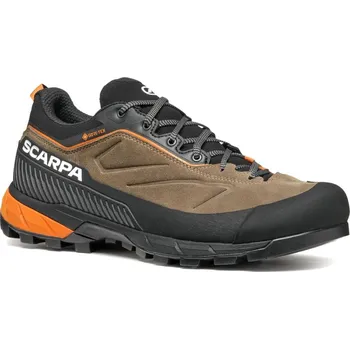 Pánská treková obuv Pánská turistická obuv SCARPA RAPID XT GTX CARIBOU-RUST ORANGE - 43,5