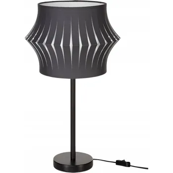 Lampička Stolní lampa SPOT Light 1xE27 40W Černá s vlnitým stínidlem