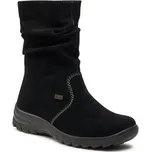 Rieker Polokozačky Z7171-01 Černá 41