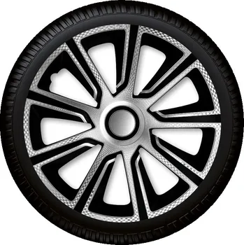 Poklice na kolo Poklice na kola Veron Carbon Silver Black 16" (kryty kol)