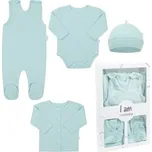 4-dílná kojenecká soupravička do porodnice New Baby I AM modrá - velikost 56 (0-3m)