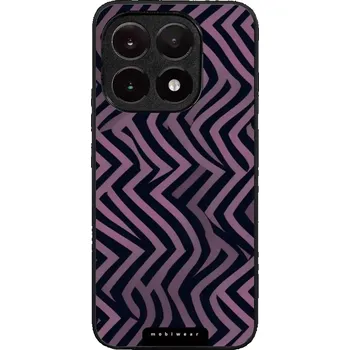 Pouzdro na mobilní telefon Lesklý kryt Mobiwear Glossy - Xiaomi 15T - GA55G Fialové klikyháky (Prémiové lesklé pouzdro, obal, kryt Mobiwear Glossy na mobil Xiaomi 15T - GA55G Fialové klikyháky, materiál Plast + TPU silikon - krytí po všech stranách, neošoupatelný potisk, tenké)