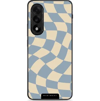Pouzdro na mobilní telefon Lesklý kryt Mobiwear Glossy - OnePlus Nord 5 - GA59G Modrá a béžová šachovnice (Prémiové lesklé pouzdro, obal, kryt Mobiwear Glossy na mobil OnePlus Nord 5 - GA59G Modrá a béžová šachovnice, materiál Plast + TPU silikon - krytí po všech stranách,)