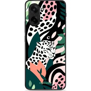 Pouzdro na mobilní telefon Lesklý kryt Mobiwear Glossy - OnePlus Nord CE5 - G053G Levhart (Prémiové lesklé pouzdro, obal, kryt Mobiwear Glossy na mobil OnePlus Nord CE5 - G053G Levhart, materiál Plast + TPU silikon - krytí po všech stranách, neošoupatelný potisk, tenké provedení,)