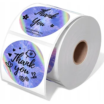 Samolepící etiketa Holografické samolepící etikety 50 mm samolepky pro tiskárnu Phomemo, kulaté