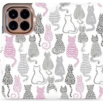 Pouzdro na mobilní telefon Flipové pouzdro Mobiwear - Xiaomi 15T Pro - MX01S Kočičí zádíčka (Knížkové flip pouzdro, obal, kryt na mobil Xiaomi 15T Pro - MX01S Kočičí zádíčka, materiál Umělá kůže + TPU - ochrana 360°, stojánek, silikonová vanička, magnetické zavírání)