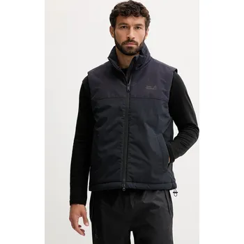 Dámská vesta Vesta Jack Wolfskin GLACIER SHIELD VEST tmavomodrá barva, zimní, A65025 59X, vel. S