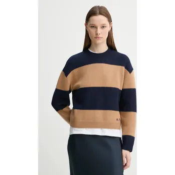 Dámský svetr Vlněný svetr A.P.C. pull penny WVBDL.F23370 námořnická modř 59X, vel. M