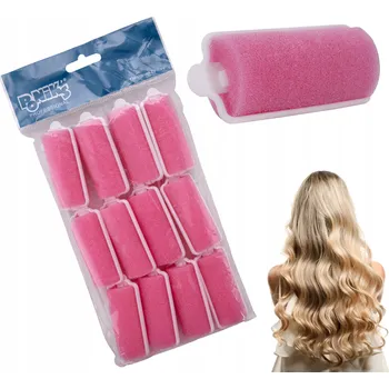 Natáčka na vlasy Ponik's Natáčky Papiloty Houbičky Spací Natáčky pro Vlny 28mm 12 Ks