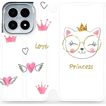 Pouzdro na mobilní telefon Flipové pouzdro Mobiwear - Xiaomi 17 - MH03S Kočička princess (Knížkové flip pouzdro, obal, kryt na mobil Xiaomi 17 - MH03S Kočička princess, materiál Umělá kůže + TPU - ochrana 360°, stojánek, silikonová vanička, magnetické zavírání)