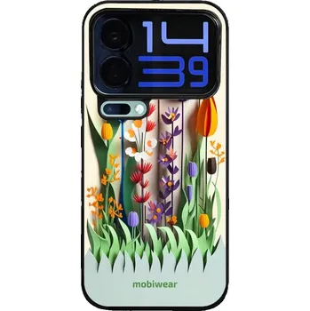 Pouzdro na mobilní telefon Lesklý kryt Mobiwear Glossy - Xiaomi 17 Pro Max - G015G Barevné květinky (Prémiové lesklé pouzdro, obal, kryt Mobiwear Glossy na mobil Xiaomi 17 Pro Max - G015G Barevné květinky, materiál Plast + TPU silikon - krytí po všech stranách, neošoupatelný potisk