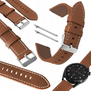 Řemínek na hodinky Řemínek ChronSmarta pro Garmin 20mm hnědý