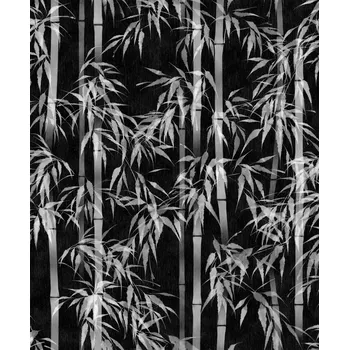 Tapeta Vliesová tapeta černá, bílá - bambus 81672 / Tapety na zeď Mona (0,53 x 10,05 m) MA981672 Marburg