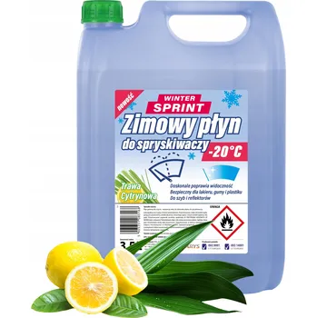 Náplň do chladiče a ostřikovače Zimní kapalina do ostřikovačů -20 °C tráva citrus 3,5 l