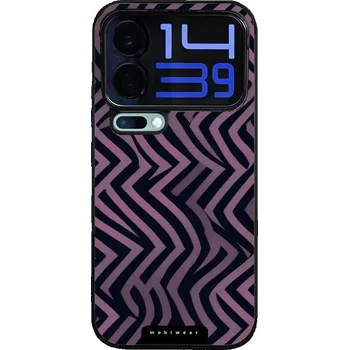Pouzdro na mobilní telefon Lesklý kryt Mobiwear Glossy - Xiaomi 17 Pro Max - GA55G Fialové klikyháky (Prémiové lesklé pouzdro, obal, kryt Mobiwear Glossy na mobil Xiaomi 17 Pro Max - GA55G Fialové klikyháky, materiál Plast + TPU silikon - krytí po všech stranách, neošoupatelný)