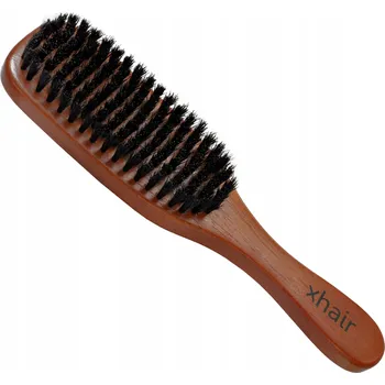 kartáč na vlasy Dřevěný kartáč na vlasy s přírodními kančími štětinami pro rozčesávání