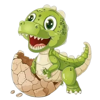 Nášivka Nažehlovací obrázek - roztomilý dinosaurus III (7,0 x 8,0 cm)