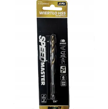 Vrták Vrták do kovu HSS SPEEDMASTER 6,0 mm 1/4"