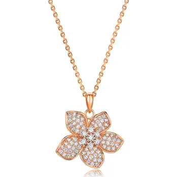 Řetízek Olivie Stříbrný náhrdelník BARBORKY ROSE 9951 Ag 925; ≤4,5 g.