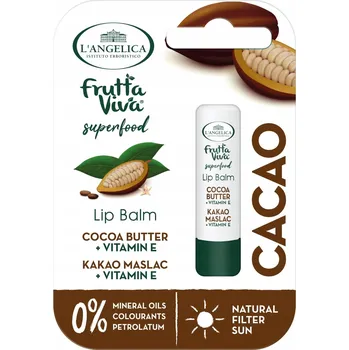 Péče o rty L'angelica balzám na rty kakao a vitamín E