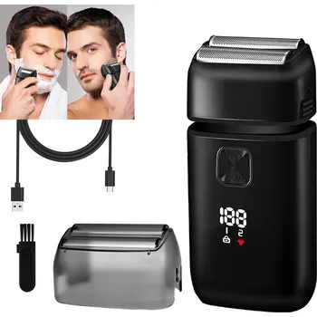 Holicí strojek Stříhací strojek na vlasy vousů holicí strojek Dvojitá plovoucí čepel + USB