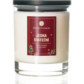 Svíčka Kimmy Candles Sójová svíčka Jedna Sváteční 220g