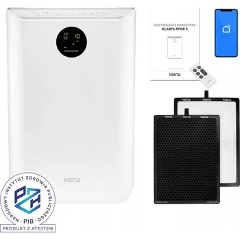 Čistička vzduchu Čistička vzduchu Klarta Stor 3 White 80m2 H13