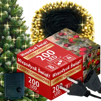 Vánoční dekorace Vánoční osvětlení na stromeček MAXSELL pro vnitřní i venkovní použití, 16 m, 101 - 200 světýlek