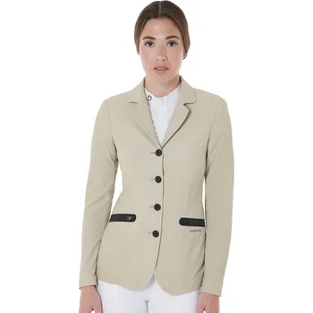 Jezdecké sako EQUESTRO Sako závodní Perforated Equestro, dámské, oxford tan S