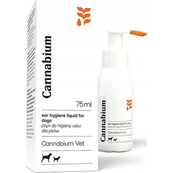 Kosmetika pro psa CANNABIUM VET Ušní kapky 75 ML pro psy