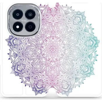 Pouzdro na mobilní telefon Flipové pouzdro Mobiwear - Xiaomi Redmi Note 15 Pro 5G - M008S Mandala (Knížkové flip pouzdro, obal, kryt na mobil Xiaomi Redmi Note 15 Pro 5G - M008S Mandala, materiál Umělá kůže + TPU - ochrana 360°, stojánek, silikonová vanička, magnetické zavírání)