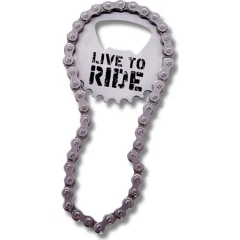 Otvírák CYKLISTICKÝ OTVÍRÁK NA PIVNÍ LÁHVE, ŘETĚZ NA KOLO PRO CYKLISTU