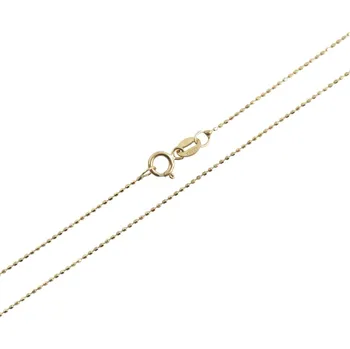 Řetízek Řetízek kuličky 0,7 mm, 45 cm, 1,16 g, Au 585