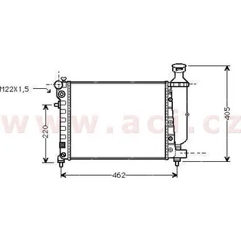 Chladič motoru Chladič, chlazení motoru ACI 09002115