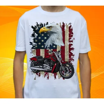 Pánské tričko Pánské tričko s motorkou Harley Davidson III vel. XXL