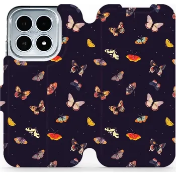 Pouzdro na mobilní telefon Flipové pouzdro Mobiwear - Xiaomi 17 - VP78S Barevní motýlci (Knížkové flip pouzdro, obal, kryt na mobil Xiaomi 17 - VP78S Barevní motýlci, materiál Umělá kůže + TPU - ochrana 360°, stojánek, silikonová vanička, magnetické zavírání)