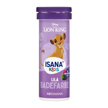 ISANA Kids Barevné tablety do koupele, různé druhy fialová/tyrkysová 42 g