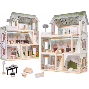 Domeček pro panenku Domeček pro panenky Zutto DOMEČEK PRO PANENKY 78 cm