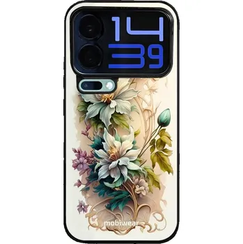 Pouzdro na mobilní telefon Lesklý kryt Mobiwear Glossy - Xiaomi 17 Pro Max - G014G Krémové květy (Prémiové lesklé pouzdro, obal, kryt Mobiwear Glossy na mobil Xiaomi 17 Pro Max - G014G Krémové květy, materiál Plast + TPU silikon - krytí po všech stranách, neošoupatelný potisk, tenk
