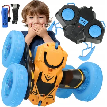 autíčko Dálkově Ovládané Auto Kaskadér 360° na Ovladač 2.4 GHz + Světla