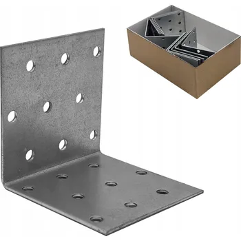 Tesařské kování Úhelník spojovací montážní KP8 ocelový pozinkovaný 60x60x60x2,0