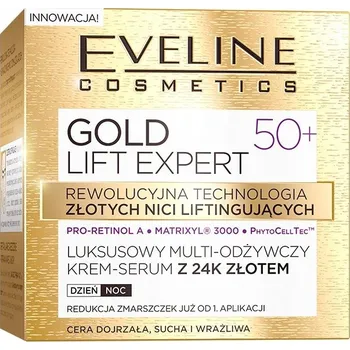 Pleťový krém Pleťový krém Eveline Cosmetics hydratační 24k zlato 50 ml