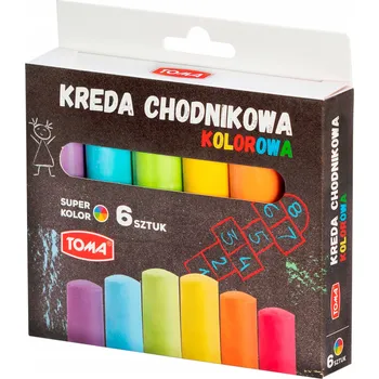 Kresba Křída chodníková Toma 6 ks