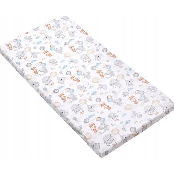 Prostěradlo PROSTĚRADLO S GUMOU Do Postýlky 120x60 BAVLNA JUKKI