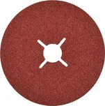 Brusný kotouč fíbrový, 125 mm, zrnitost P80, Geko G78674