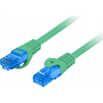 Síťový kabel Patchcord S/FTP Cat6a Lanberg RJ45 / RJ45 20 m zelený