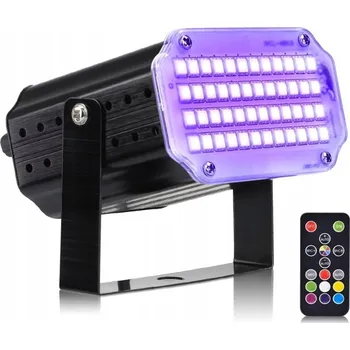 IP kamera STROBOSKOPICKÉ SVĚTLO 48 LED RGB BAR DISKOTÉKA S DÁLKOVÝM OVLÁDÁNÍM A AKTIVACÍ ZVUKEM