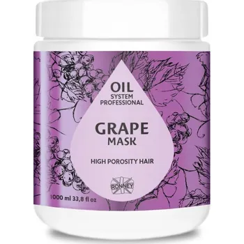 Vlasová regenerace RONNEY MASKA NA VLASY S VYSOKOU POROZITOU S OLEJEM Z HROZNOVÝCH SEMÍNEK HROZNOVÉ VÍNO 1l