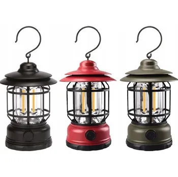 Stojací lampa Akumulátorová LED lampa DDK 10 W, nárazuvzdorná, s USB nabíjením